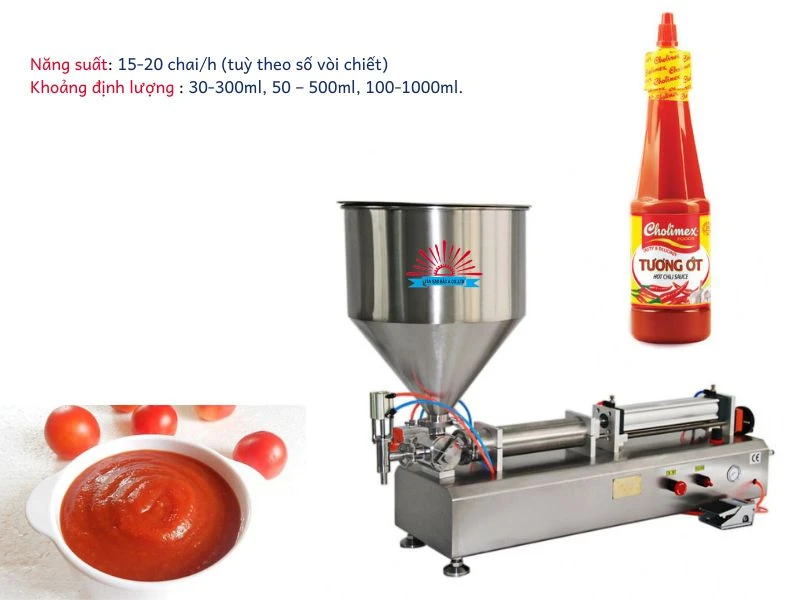 bơm chiết rót thực phẩm