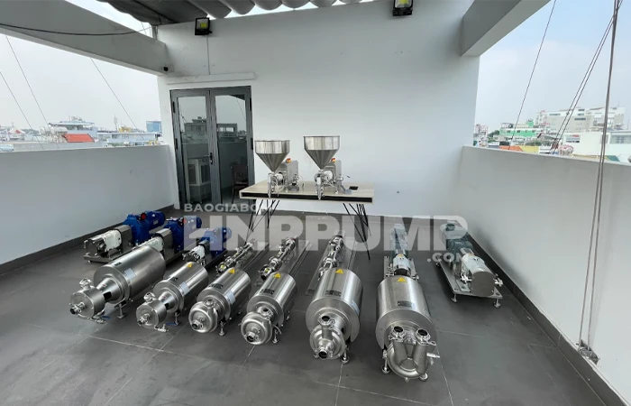 bơm đồng hóa mỹ phẩm, thực phẩm cũ