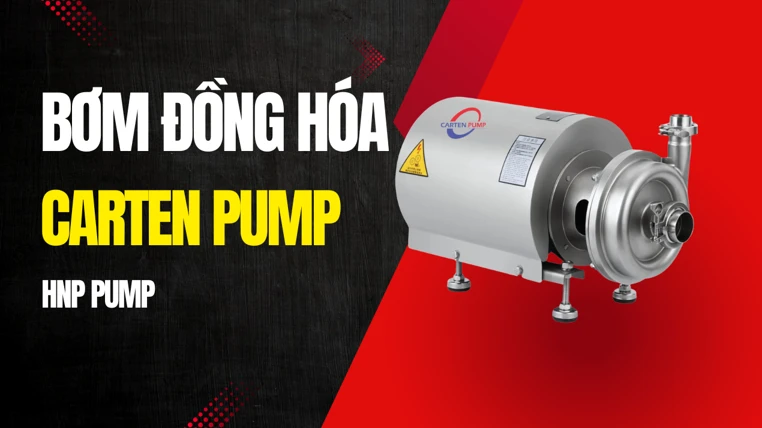 bơm đồng hóa thực phẩm carten pump