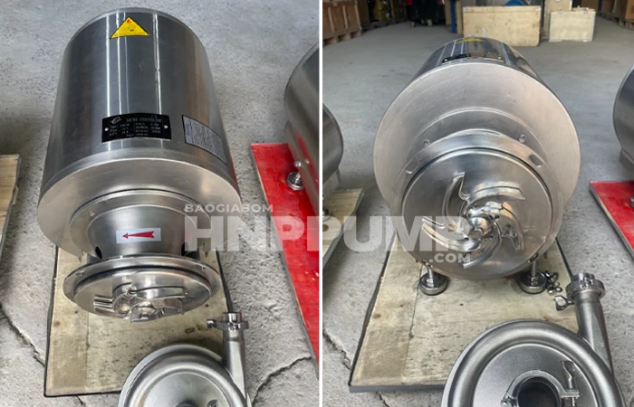 bơm ly tâm thực phẩm carten