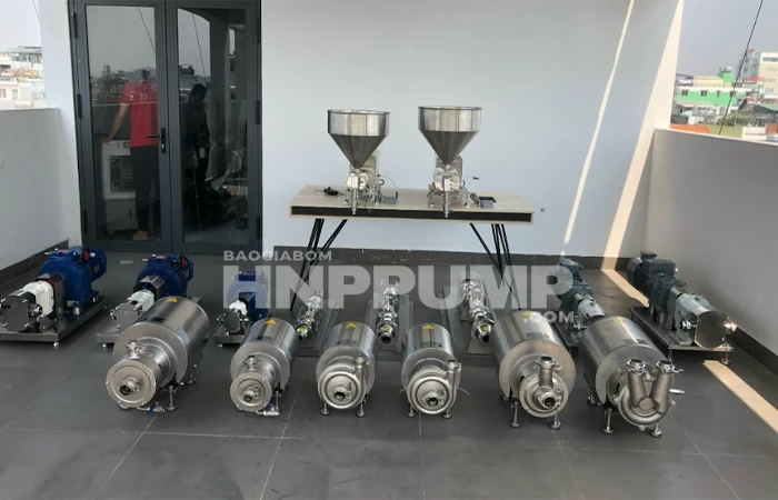 bơm ly tâm thực phẩm cũ