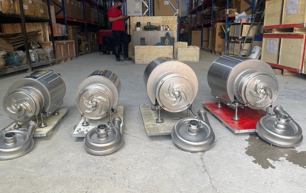 bơm thực phẩm carten cũ giá tốt