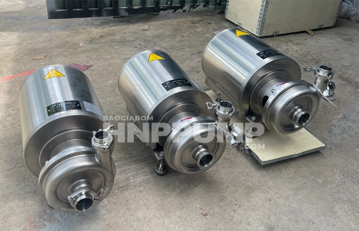 bơm thực phẩm inox cũ