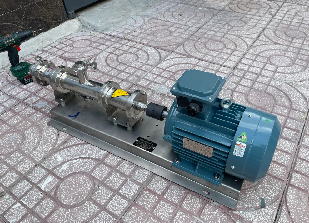 bơm trục vít cũ tại hnp pump