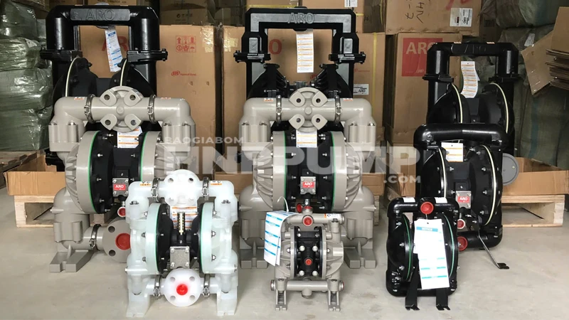 bơm màng khí nén Aro cho nhà máy sản xuất giấy