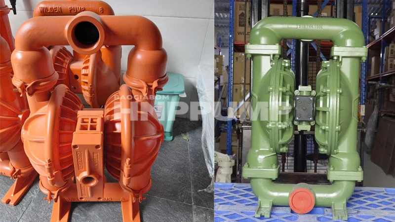 bơm màng khí nén bơm dầu thải và dung môi