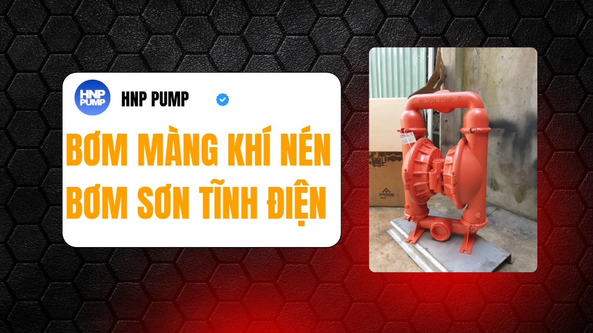 bơm màng khí nén bơm sơn tĩnh điện