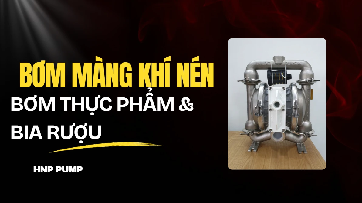 bơm màng khí nén bơm thực phẩm và bia rượu