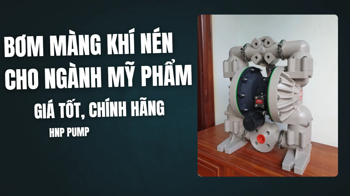 bơm màng khí nén cho ngành mỹ phẩm