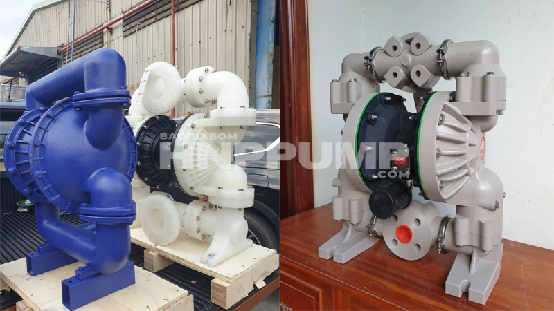 bơm màng khí nén cho nhà máy sản xuất giấy