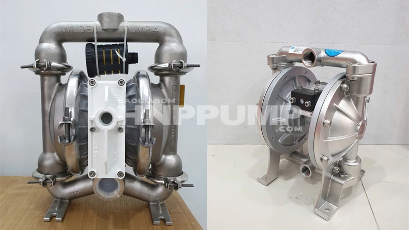 bơm màng khí nén inox