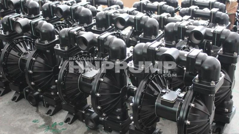 bơm màng khí nén nhôm bơm dầu mỏ