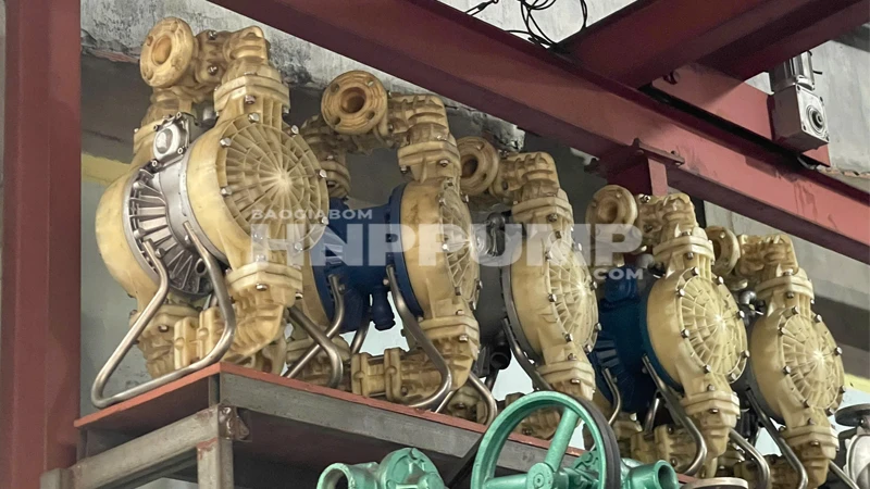 ứng dụng bơm màng khí nén trong công nghiệp