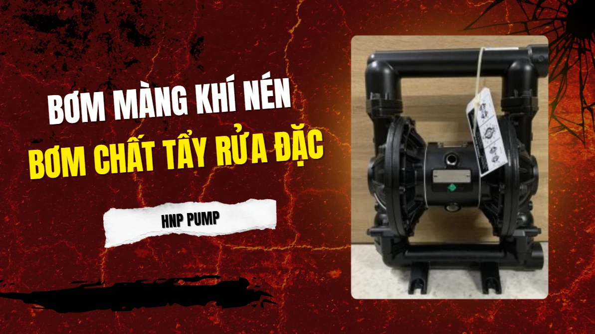 bơm màng khí nén bơm chất tẩy rửa đậm đặc