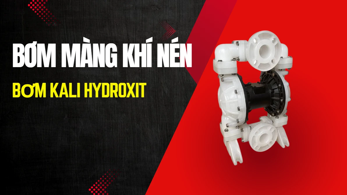 bơm màng khí nén bơm kali hydroxit