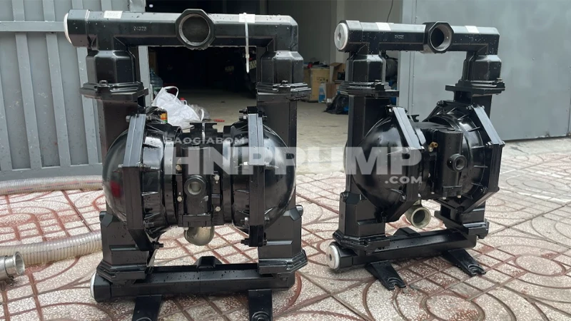 bơm màng khí nén có thể tự mồi, chạy khô