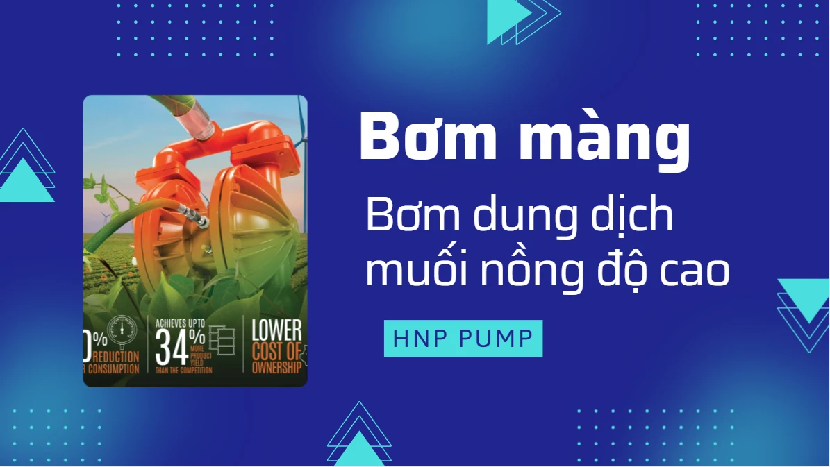 bơm màng khí nén bơm dung dịch muối nồng độ cao