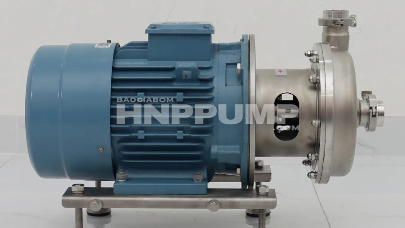 nguyên bộ bơm ly tâm thực phẩm 304 cartenpump