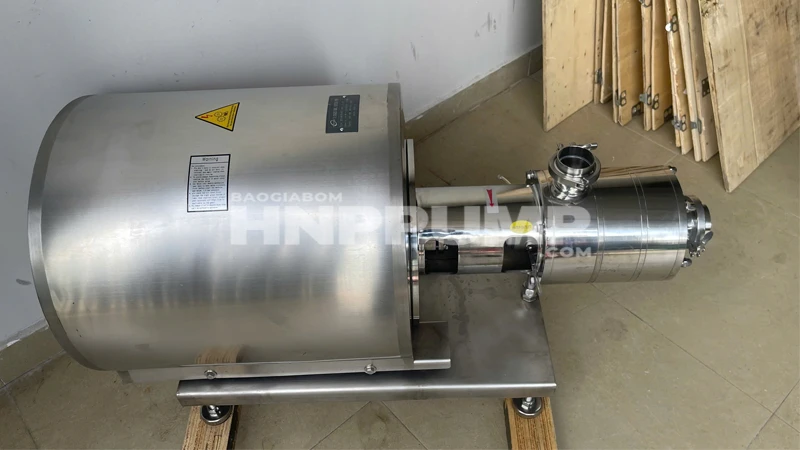 bơm ly tâm thực phẩm chuẩn vi sinh công nghiệp