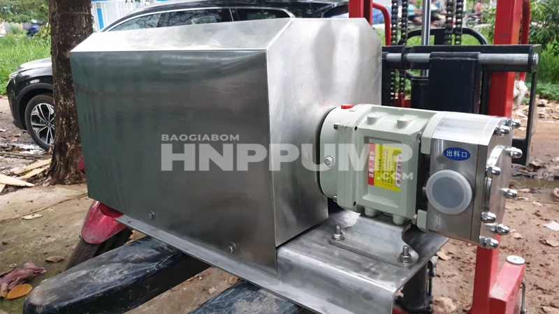 bơm thực phẩm chuẩn vi sinh công suất lớn cho nhà máy