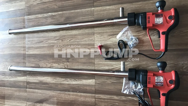 bơm thùng phuy chất đặc bằng inox